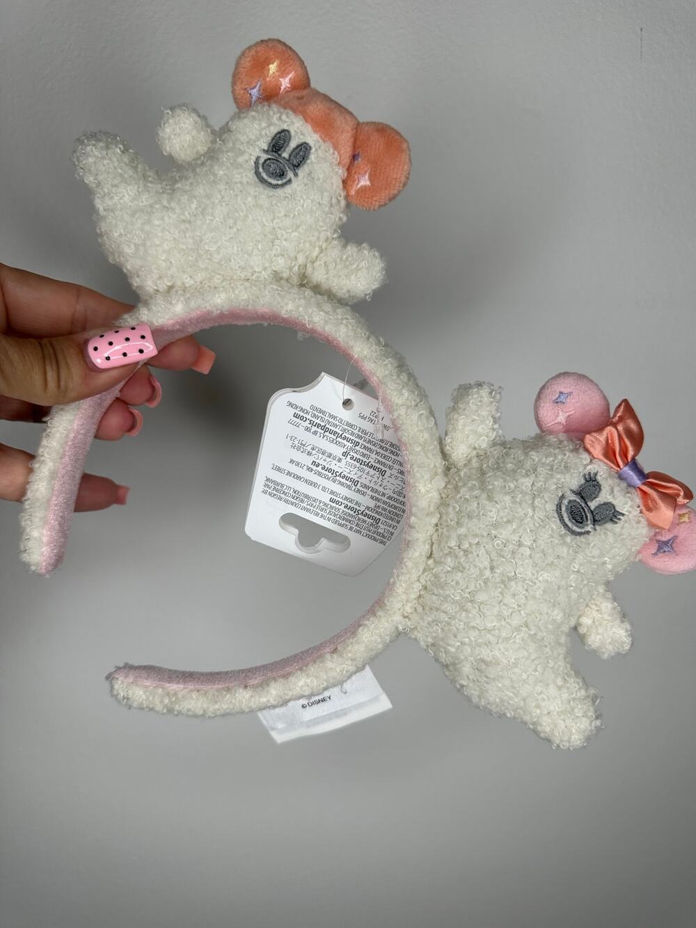 Disney Parks Cutie Ghost Ears Mickey and Minnie Mouse Ghosts Ear
Headband 2026